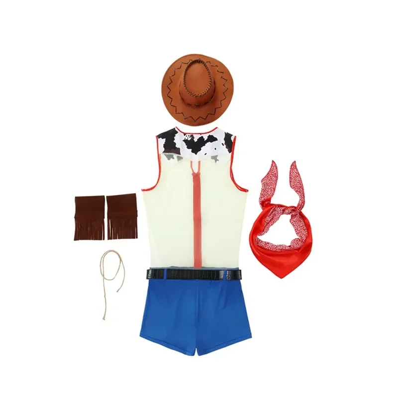 هالوين كرنفال حفلة مثير الرجال قبعات رعاة البقر الغربية زي مرحلة الأداء وودي تأثيري فستان بتصميم حالم ir;l5