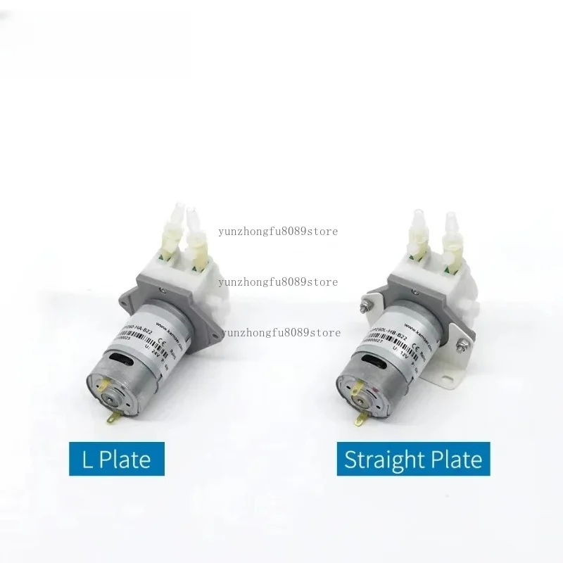 12V 24V 220ml/min KHPP260 Micro Peristaltic Gear Pump DC Motor Self-priming Silicone Tubing Dosing Pump