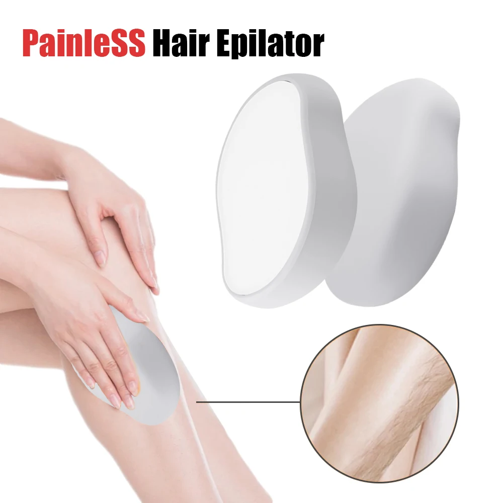 Crystal Epil Hair Removal Eraser Painless Safe Reusable Easy Clean Depilation Tool Physical Glass Hair Remov Body Beauty Eraser