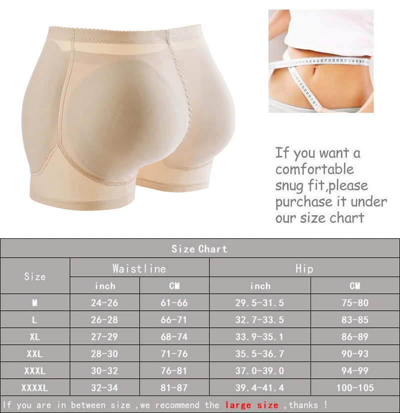 Fake Ass Push Up Buttock Hip Enhancer Body Shaper Waist Trainer Sexy Underwear Shorts Women Dress Butt Lifter Padded Booty Panty