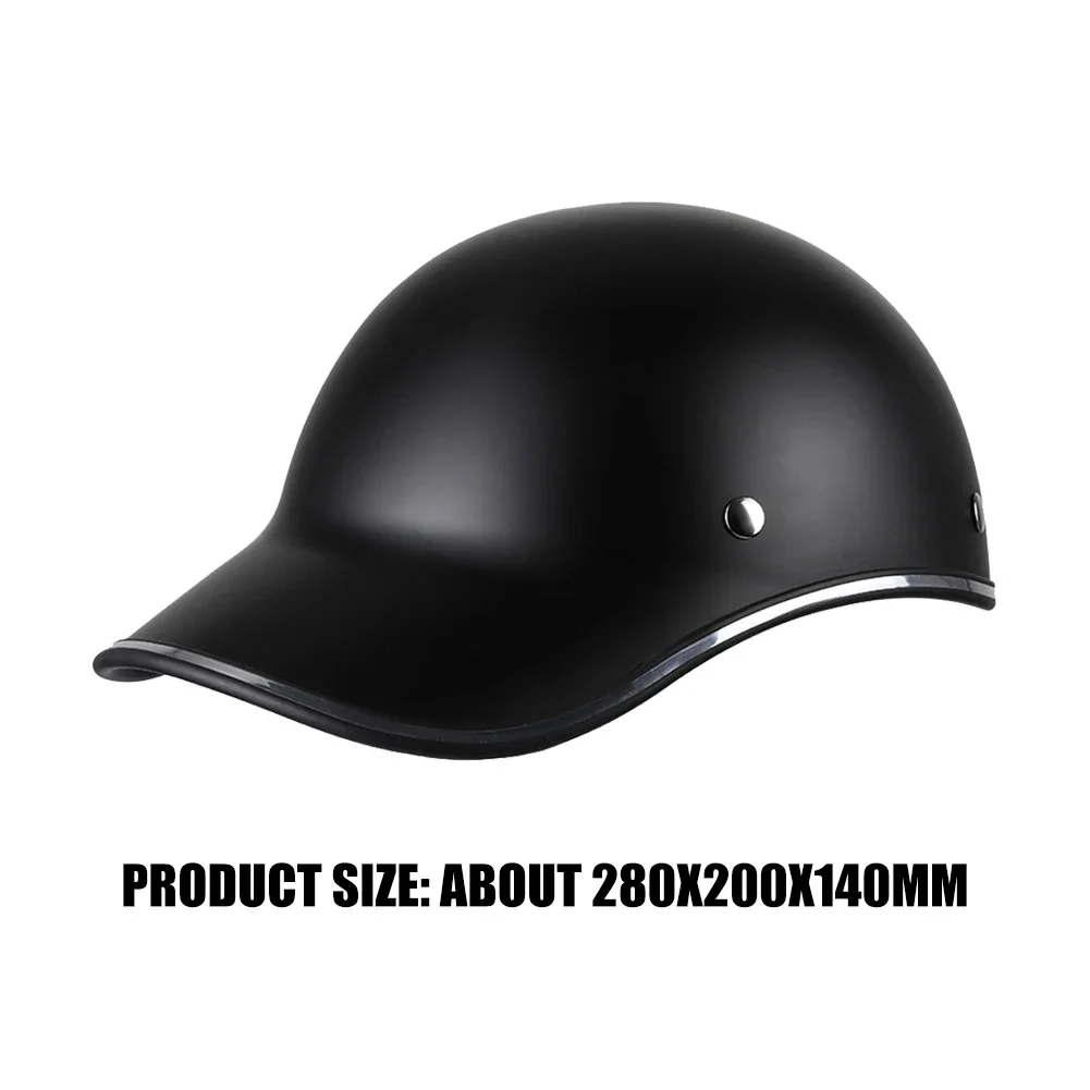 Motorcycle Half Helmet Baseball Cap Universal Helmet Adult Electric Bicycle Helmets Bike Classic Scooter Helmets For Men Women