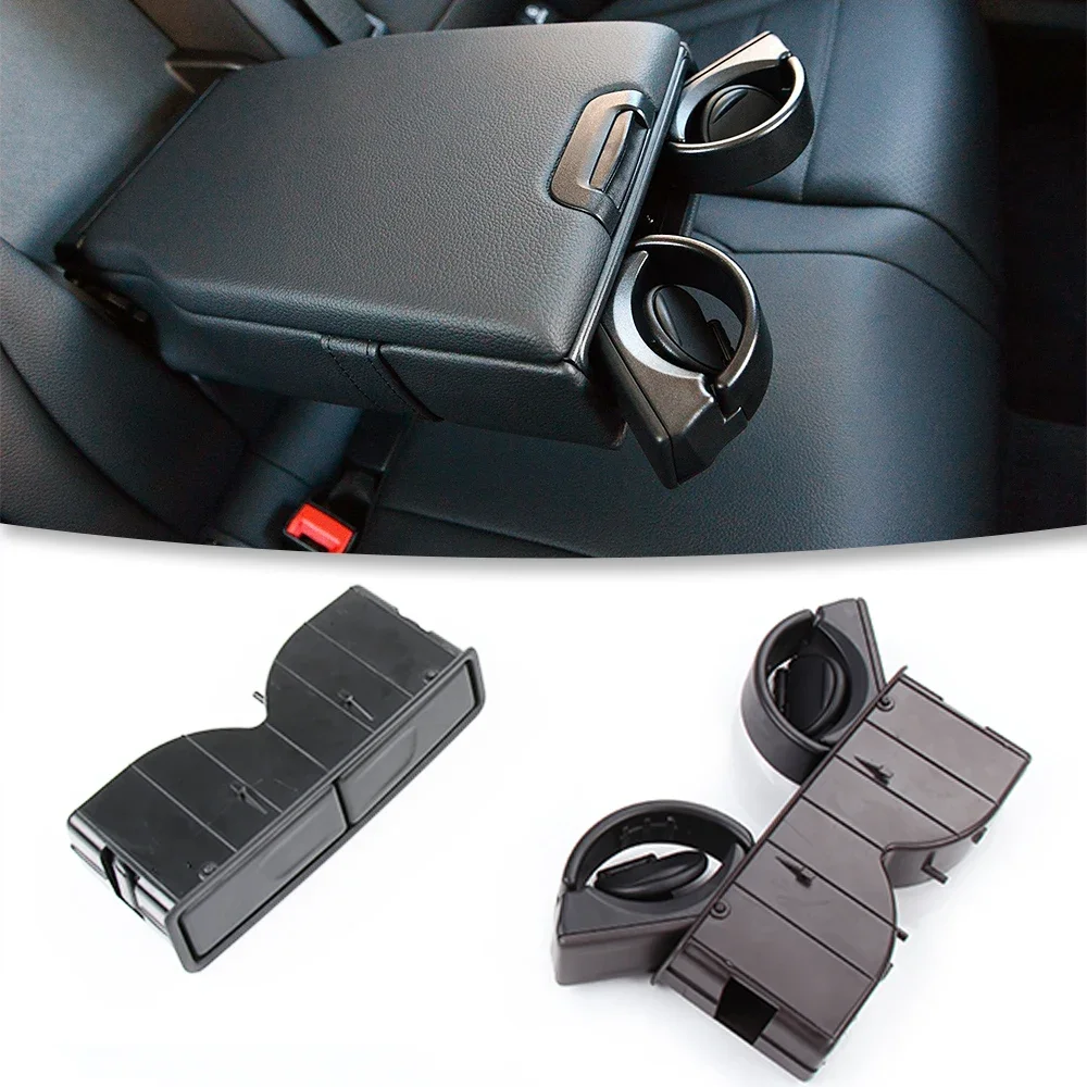 For Mercedes Benz C GLC S GLE GLS Class W205 W253 W222 W167 Car Rear Seat Armrest Insert Drinks Water Cup Holder   0998100213