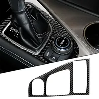 High Quality Replacement Brand New Cover Trim Part Accessories Black Carbon Fiber For Infiniti Q50 Q60 2014-19