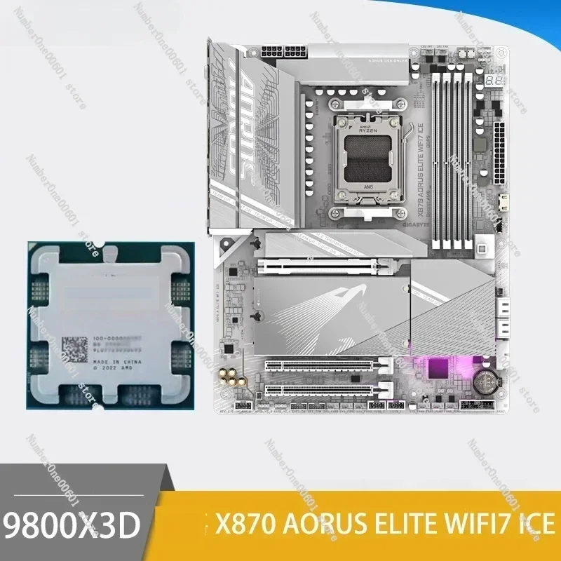 

For AMD R7 9800x3d R9 9950x 9900x 7800x3d MSI ASUS Main Board Cpu Set
