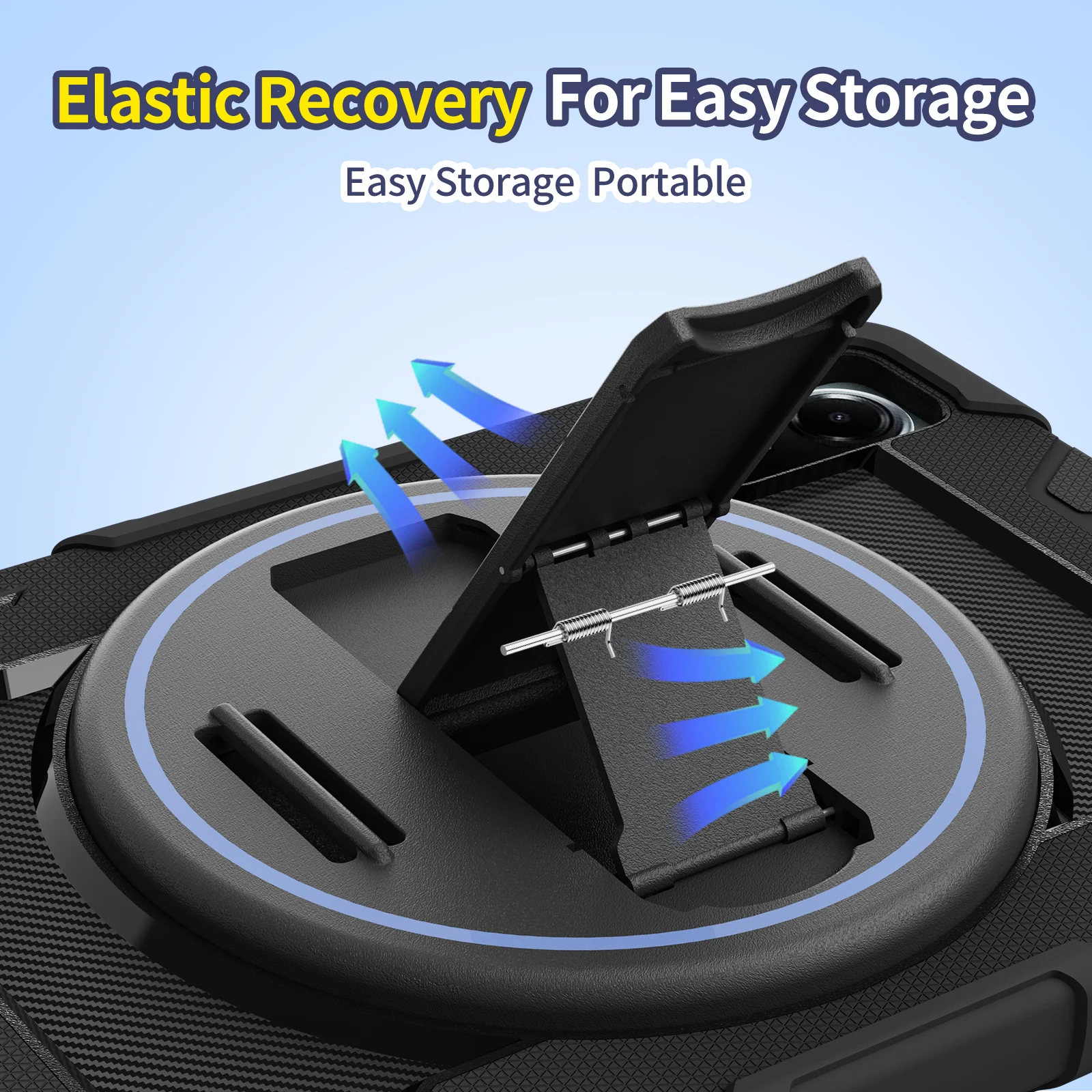 360 Rotating Case For Xiaomi Poco Pad M1 C1 Redmi Pad 2 Pro SE 12.1
