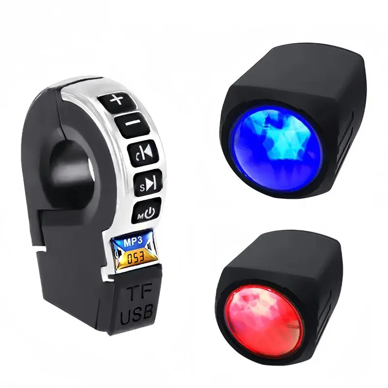 

Мотоциклетный USB-зарядка, аудио руль мотоцикла, аудио мотоцикл с Bluetooth, руль мотоцикла, двойной звуковой сигнал с подсветкой