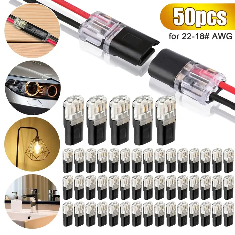 Wholesale Car Wire Connectors Terminals Electrical Quick Splice Plug-In Crimp Wire Cable Mini Inter-plug Type Connector Tools
