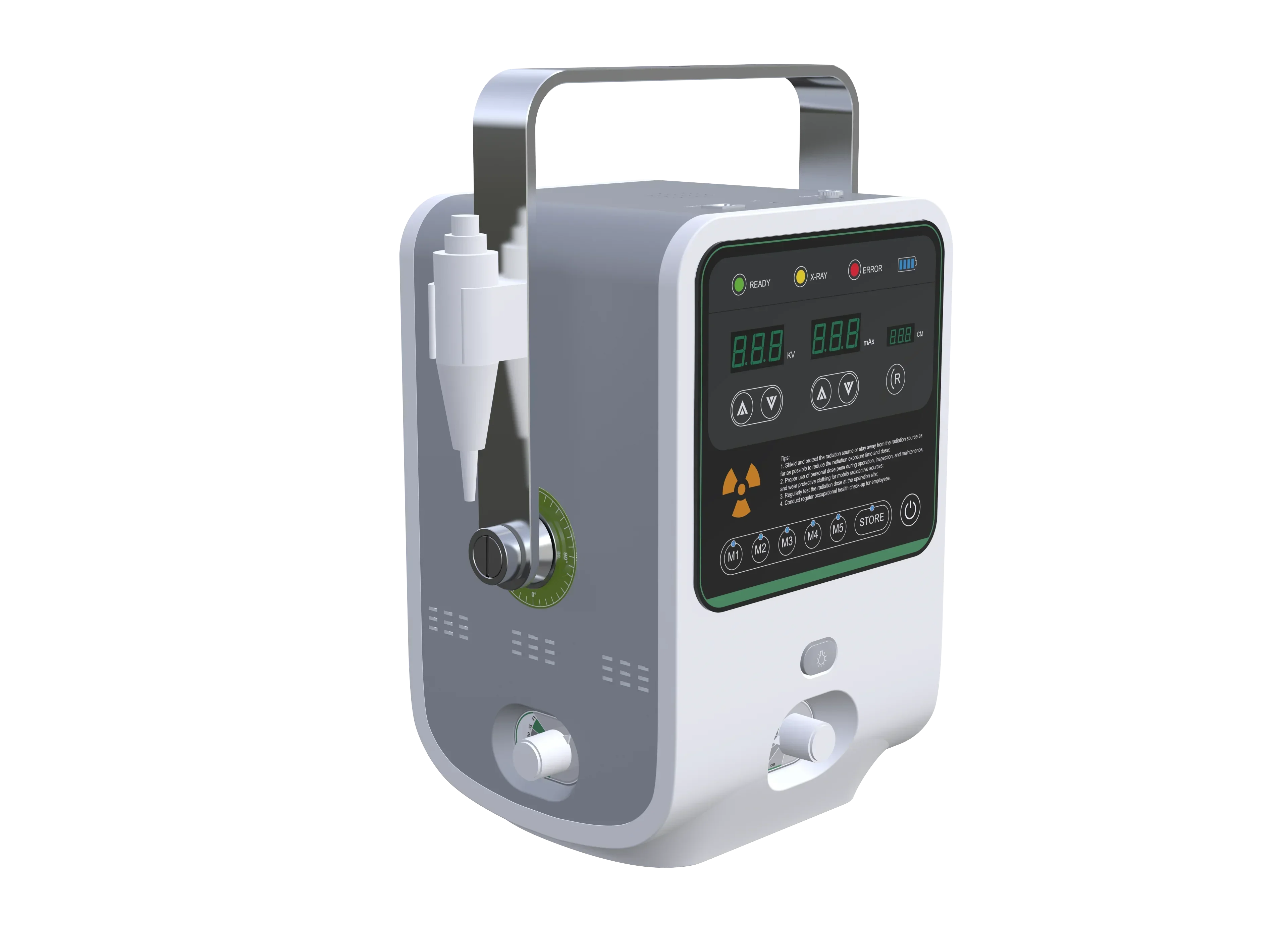 Ziekenhuis hoogfrequente 2R röntgenapparatuur Digitale draagbare hoogfrequente röntgenmachine