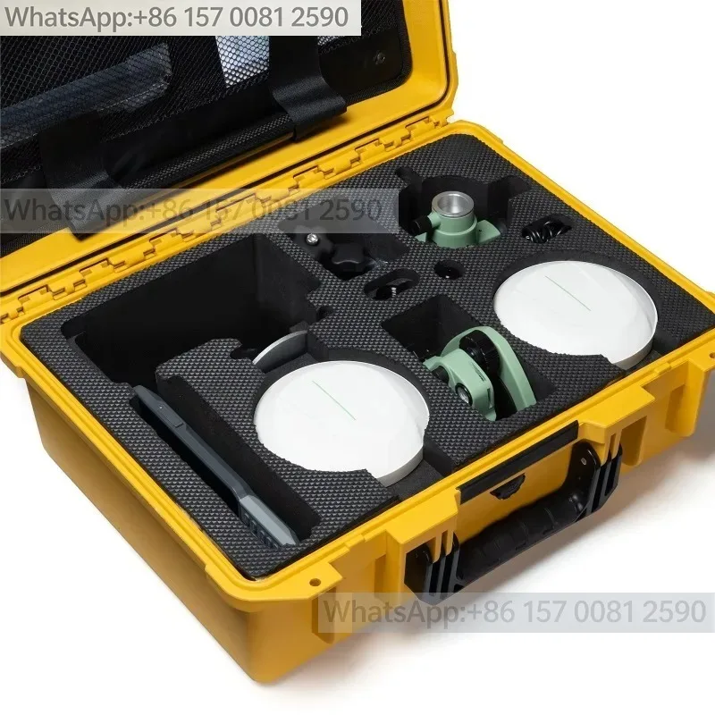 

【Hit Product】1408 Channels GNSS RTK Receiver, E1 GPS With 60° IMU Tilt Compensation, Base And Rover Kit For Professional Land Su
