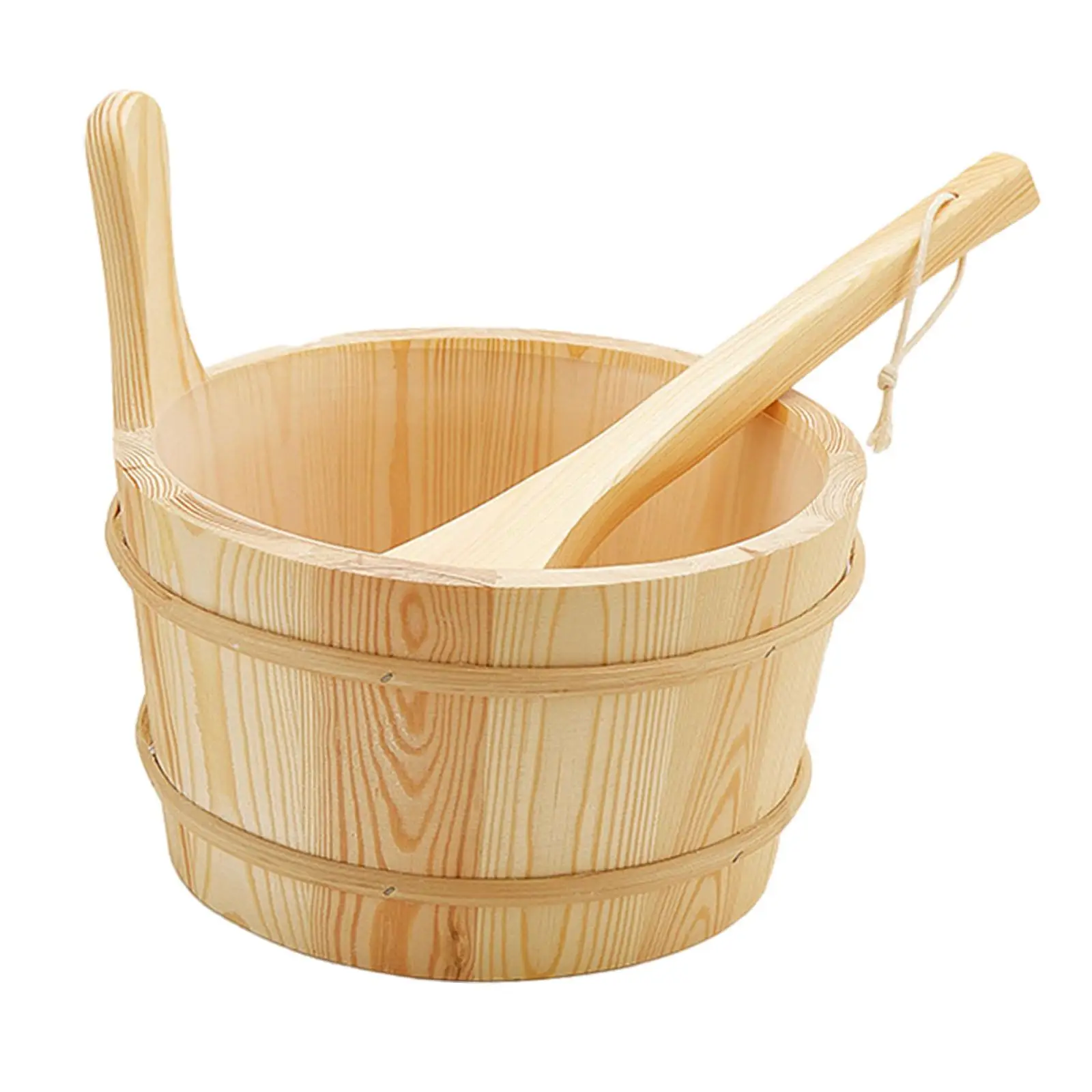 Sauna Bucket and Ladle, Water Bucket, Sauna Accessories Set,