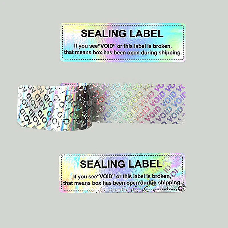 50Pcs Warranty Protection Sticker Security Seal Brittle Paper Tamper Proof Warranty Void Label Stickers Adhesive Label