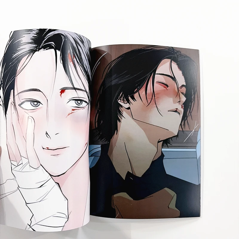 Peace Of Mind Korean BL Manhwa Artbook 64 Pages HD Photo Collection Book Manga Merch Character Art Album