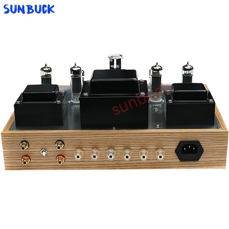 SUNBUCK 6P14 push-pull 6N3 6N1 Tube Amplifier 2.0 stereo 15W 3-segment balanced class A 6P14 Vacuum Tube Amplifier Audio view 4