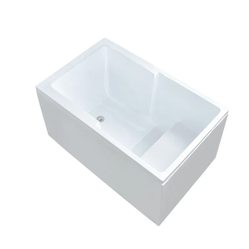 

Bathtub acrylic small unit skirt bathtub constant temperature surfing massage internet famous deep bubble bathtub minimalist