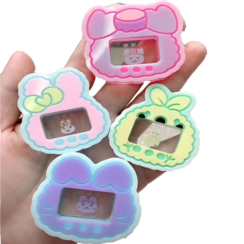 

DIY эпоксидная смола, форма зыбучий песок Кот кролик медведь шейкер форма ювелирные изделия брелок аксессуары