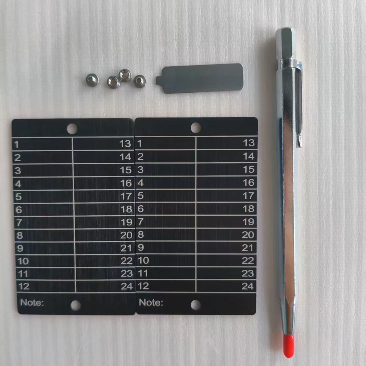 مجموعة واحدة من ملحقات صندوق الأمان بخمسة أنماط من الفولاذ المقاوم للصدأ/سبائك الألومنيوم، صينية بذور بيتكوين لعبارات البذور المشفرة الآمنة للغاية #5