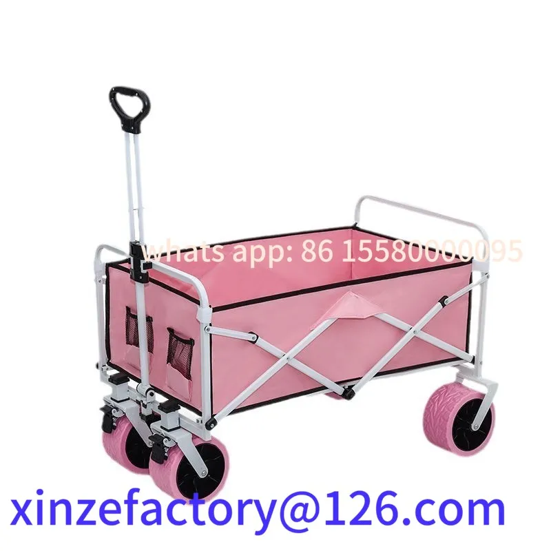 カスタマイズ可能な屋台小型カートショッピングキャンプピクニックカート折りたたみテーブル