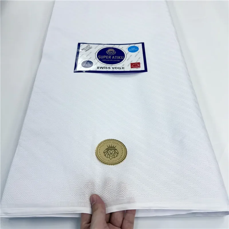 

5 ярдов африканская мягкая ткань Atiku для мужского костюма, изготовление швейцарского материала, 100% хлопок для одежды Senator, часть одежды 24L39503