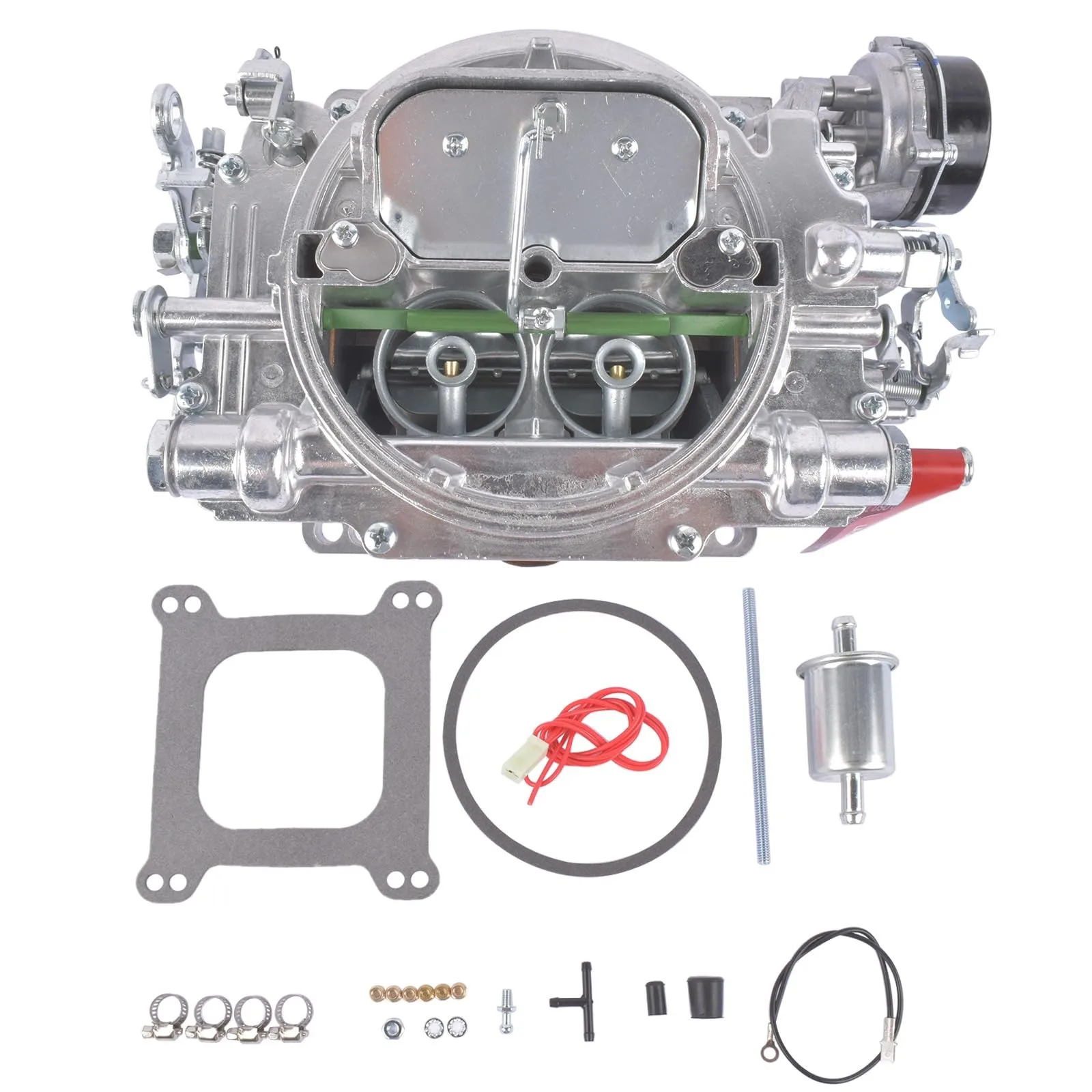 

New 1406 Carburetor Edelbrock 600 Cfm Electric Choke Square Bore 4-Barrel Air Valve Secondary Electric Choke Carburetor