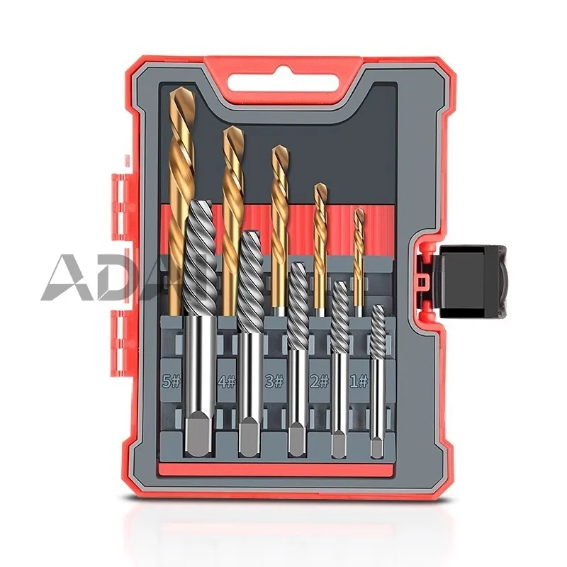 

Набор инструментов для нарезания и резки резьбы с треугольным клапаном для извлечения ржавых винтов с особыми скользящими зубьями и резьбой