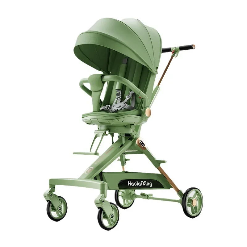 High Landscape Baby Stroller Divine Tool Lightweight Sitting Lying Down Reversing Shock Absorption Strollers Going Out