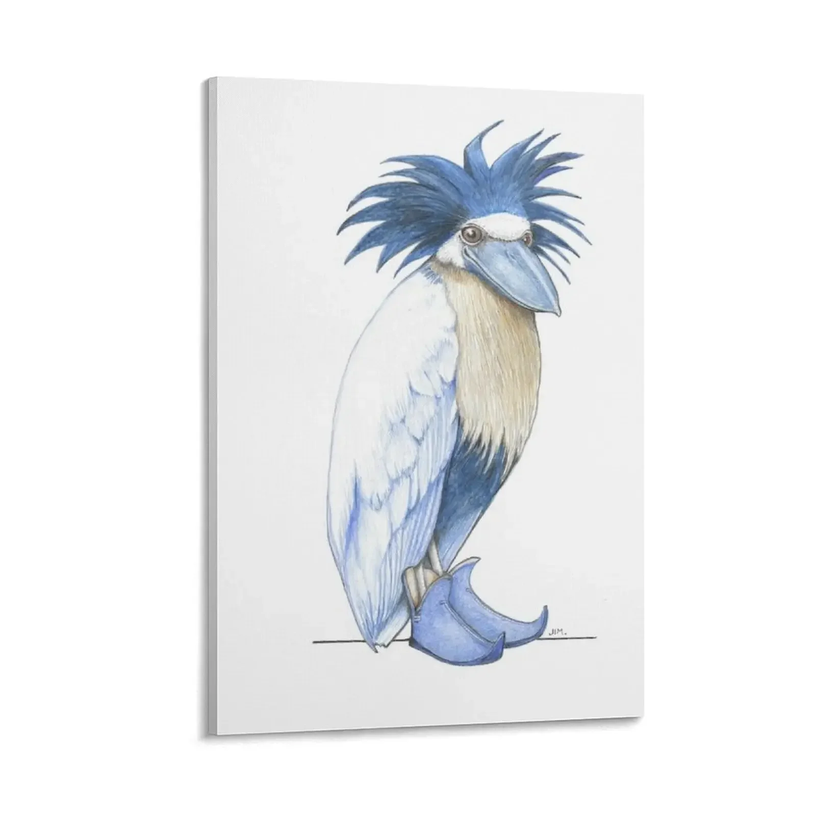 

Boat-billed Heron in Jester Shoes. Canvas Painting Home decoration decorative wall poster living room decoration