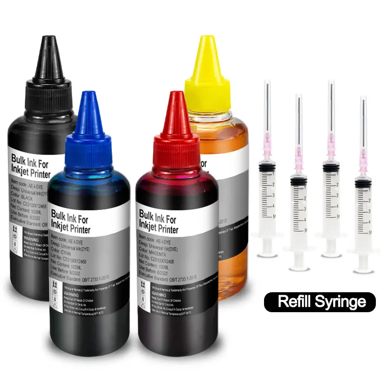 Ink Refill For HP 301 302 304 305 Xl Printer Deskjet 2540 2050 2510 2620 2630 2632 5030 5020 3720 3730 Cartridge Dye kit set