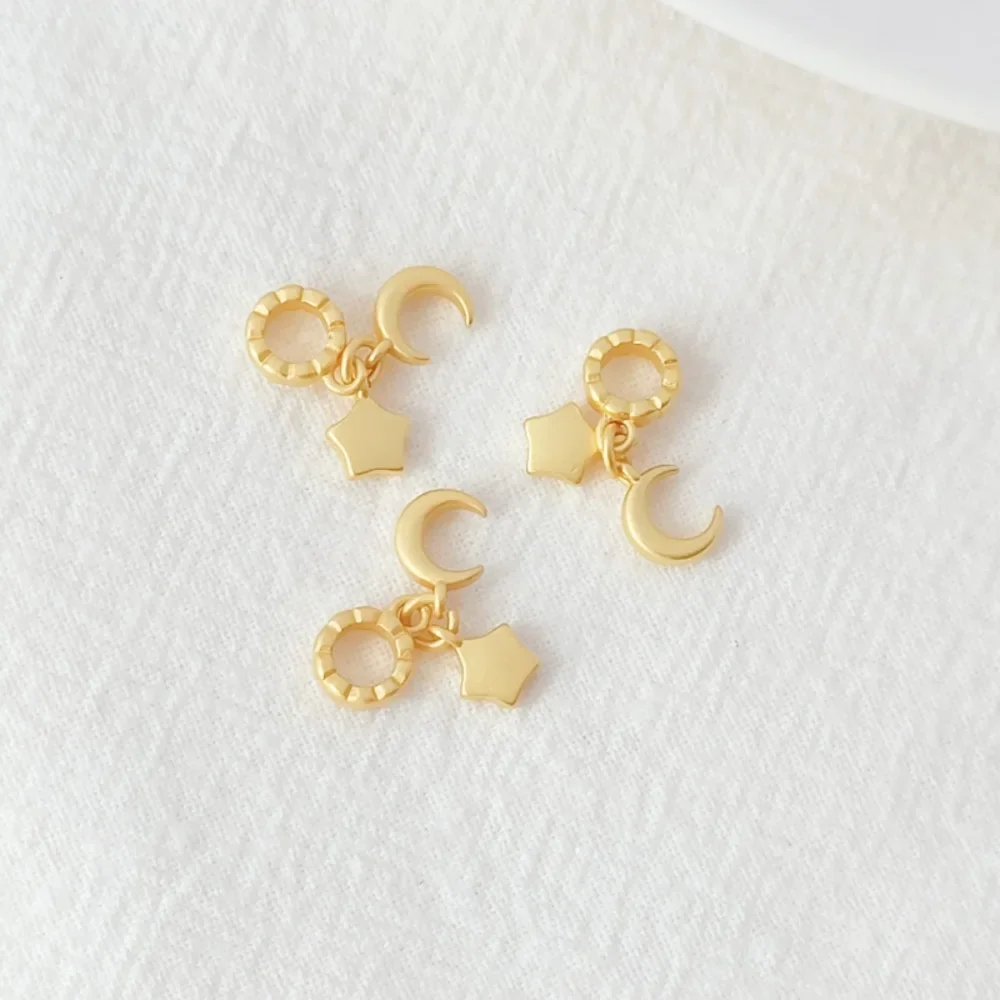 النمط القديم الذهب ملحق الزركونيوم أرنب رئيس الورقة الخضراء ورقة حمراء القرع قلادة النفط يقطر قلادة الهبوط الآمنة DIY بها بنفسك #3