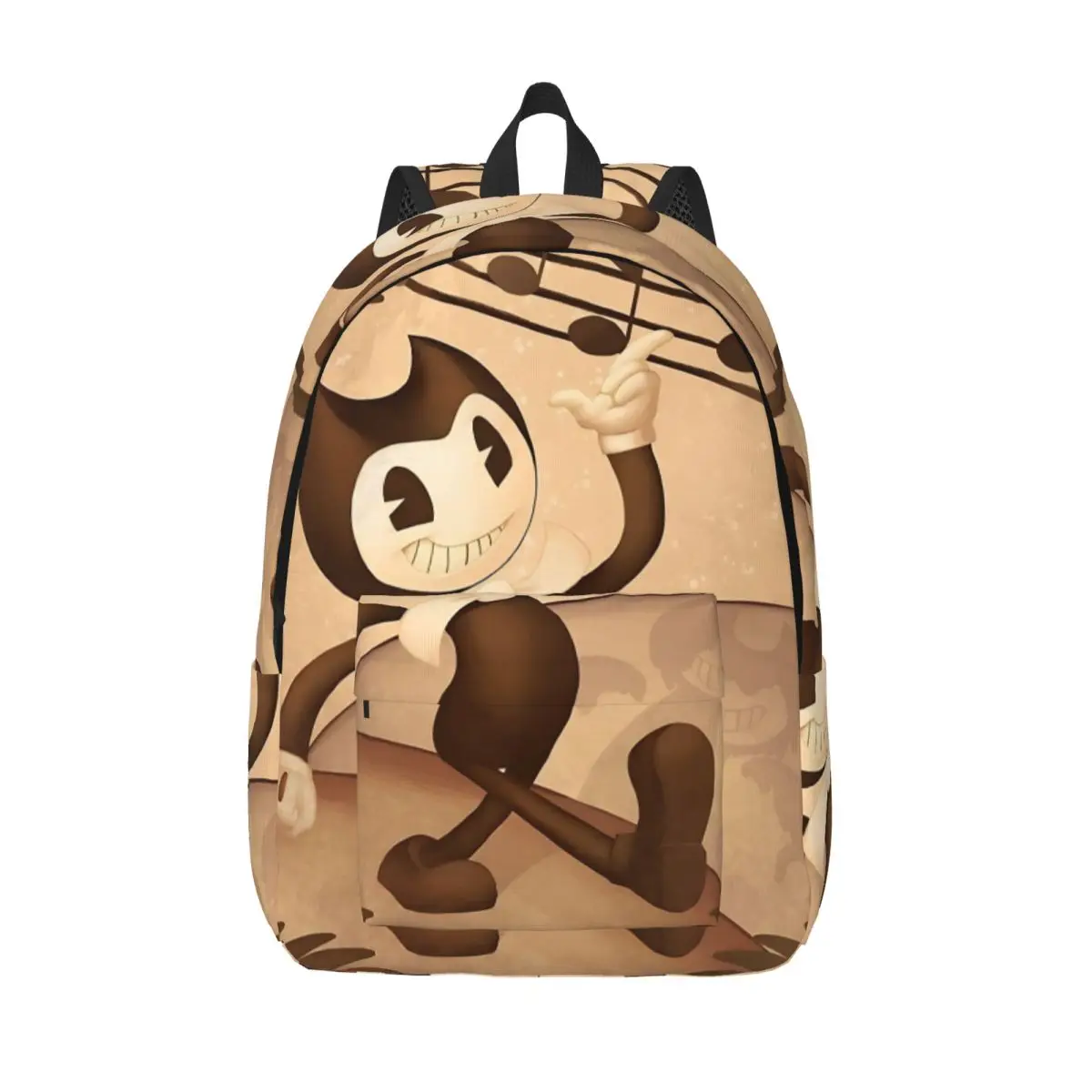 

Рюкзак Bendy And The Dark Revival для дошкольников, учеников начальной школы, игровой рюкзак для мальчиков и девочек, детский холщовый рюкзак с карманом