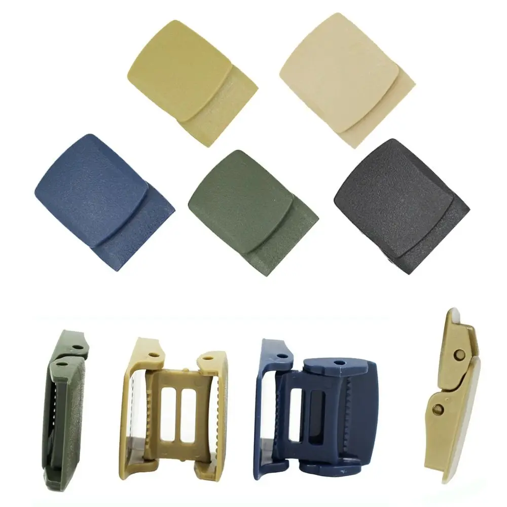 

Durable Replacement Belt Automatic Buckles Plastic Steel Craft DIY End Bar Auto Waistband Head