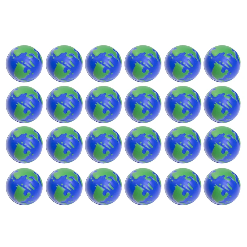 

24 Pack Earth Stress Balls Stress Relief Ball Squeeze Anxiety Fidget Stress Ball