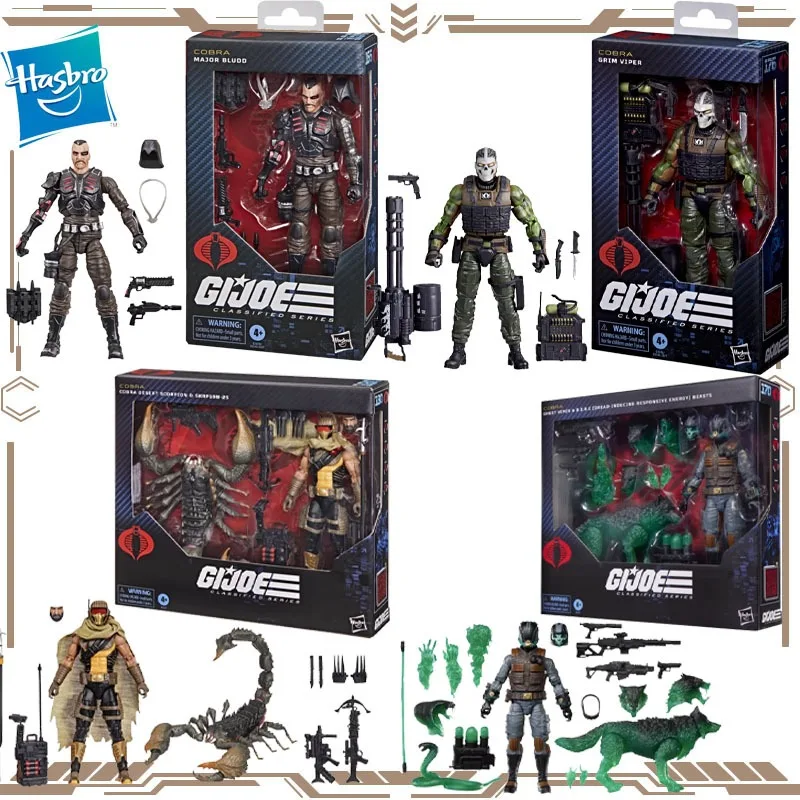 

Hasbro Original G.I. Joe Cobra Major Bludd Grim Viper Action Figure Toys for Boys Girls Gift Collectible Model Ornaments