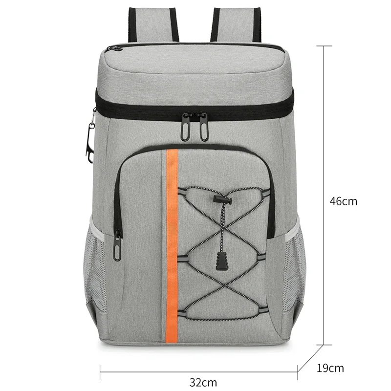 2024 Men\'s Backpack Waterproof Bags Thermos Back Pack Outdoor Survival Hiking Clibling Mountaineering Backpacks Insulation