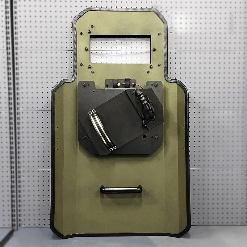 Hochintensiver ABS-Flash-Shield COS PLAY Spiel-Requisiten LED-Offroad-Licht Riot Flash Blitz Heavy Resistance Impact Shield Custom