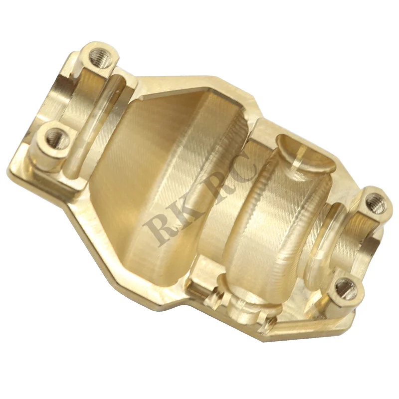 34g Brass Diff Cover Heavy Duty Differential Axle Housing for 1/10 YK4102 YK4103 1/8 YK4082 YiKong RC Crawler Upgrade