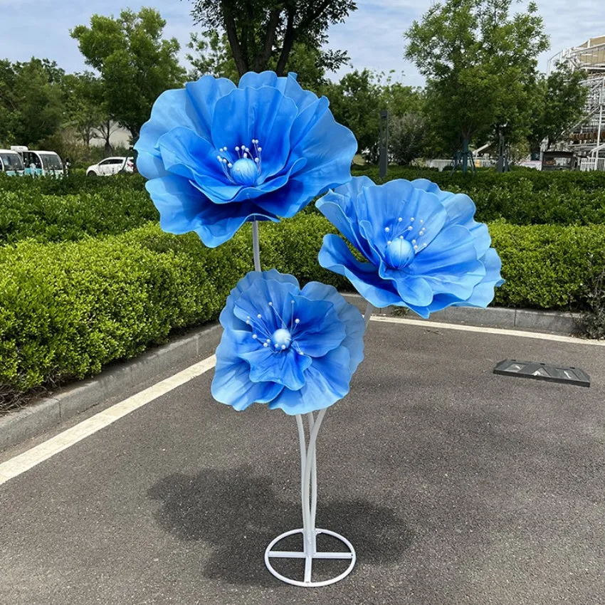 

New Wedding Props Foam Silk Flowers Wedding Stage Layout Road Lead Decor Artificial Flowers Window Display Garden Decoration