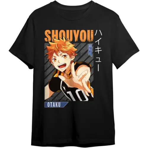 Haikyuu Japan Anime Comic Haikyu Volleyball Shouyou Hinata Shoyo Run T-Shirt