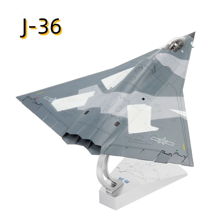 

Коллекционная модель самолета J-36 6-го поколения BOMBER Ginkgo Biloba из литого металла в масштабе 1:144, подарок, украшение, игрушка