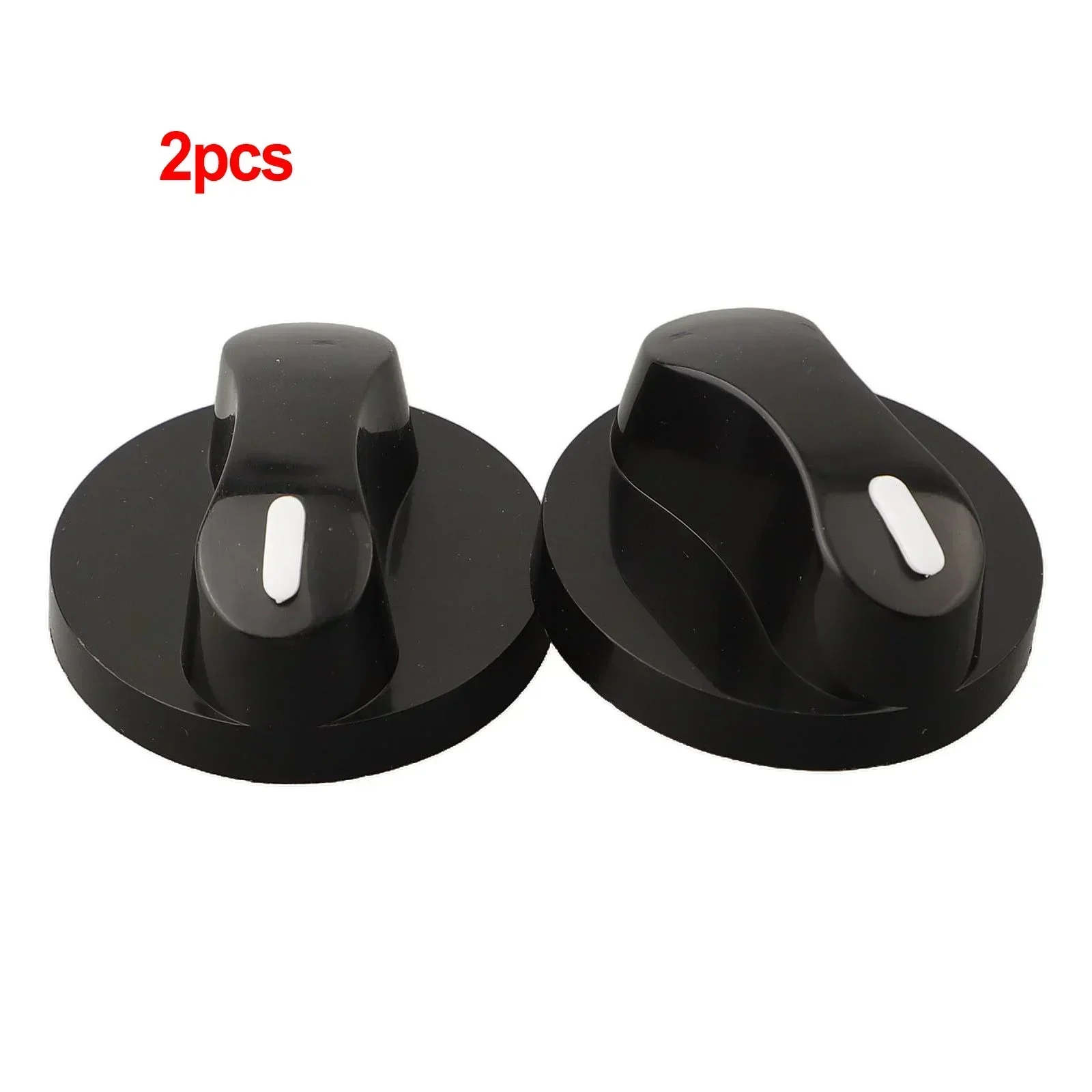 2PCS Gas Stove Plastic Knob 8mm Hole Stove Accessories For Zero Degree Replacement For Damaged Gas Ranges