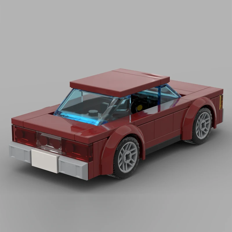 City Car Model MOC Building Bricks Caprice American Full-Size Sedan Modular Technology Children Holiday Gifts Assemble Toys Suit