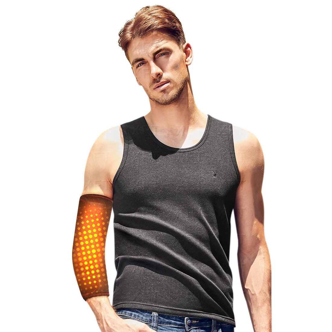 

Electric Shoulder Massager Heating Pad Vibration Massage Support Belt Thermal Brace Relaxation Pain Relief