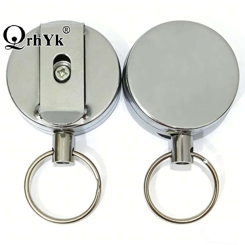 Retractable Pull Pen Pencil Holder Universal Pen Lanyard With Belt Clip Key Ring For Carpenters Workers Nurses Waiters