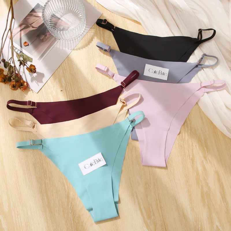 Seamless Panties Women\'s Panties Low Waist Female Underpants Brazilian Pants Solid Color Comfortable Underwear Intimate Lingerie