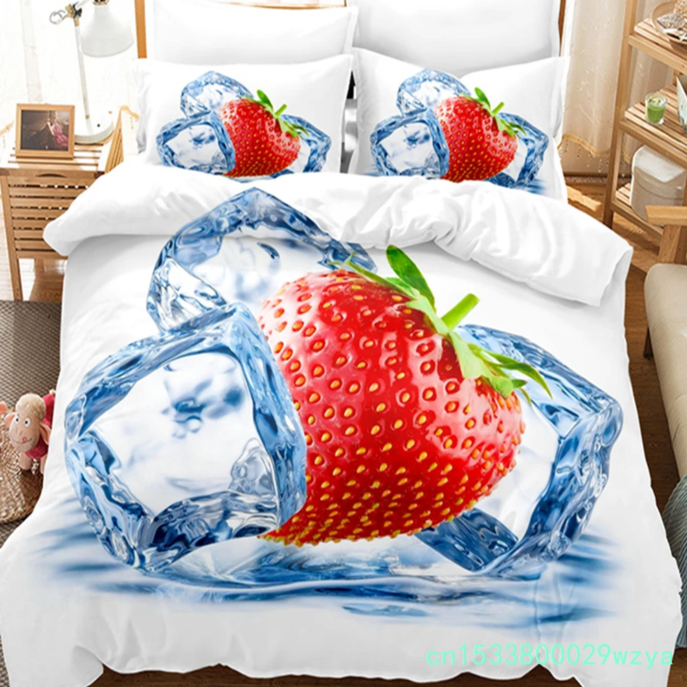 Ice Cake Bedding Set Beach Starfish Duvet Cover Boys, Girls Duvet Cover Bedroom Gorgeous Bedding King/Queen Duvet Cover Set