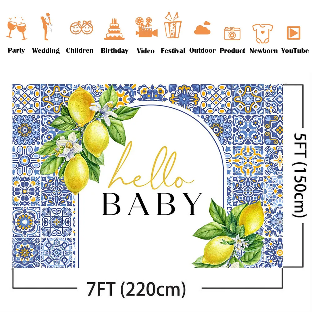 写真のためのレモンの背景,自由奔放に生きる,赤ちゃんの背景,花柄,写真の背景