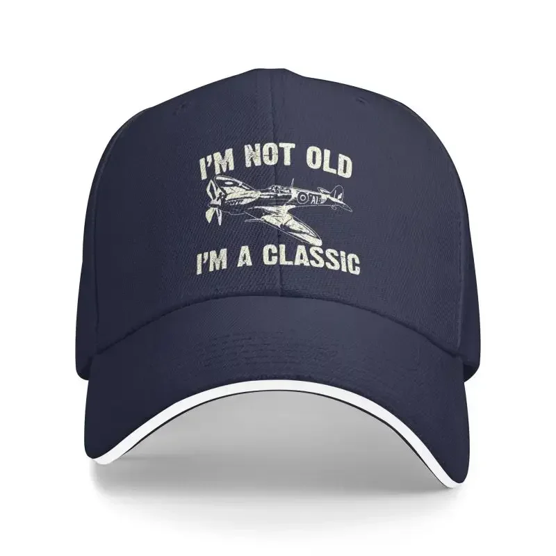 Spitfire Baseball Cap For Men And Women Adjustable Sun Protection Cap For Supermarine Fighter Airplane War Pilot Daddy Spring