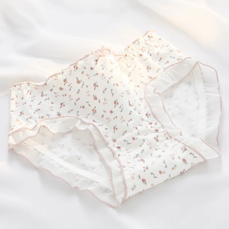 

Kid's Briefs New Taro Purple Forest Series Underwear Antibacterial Crotch Kid's Underwear Class Baby Lightweight Breathable