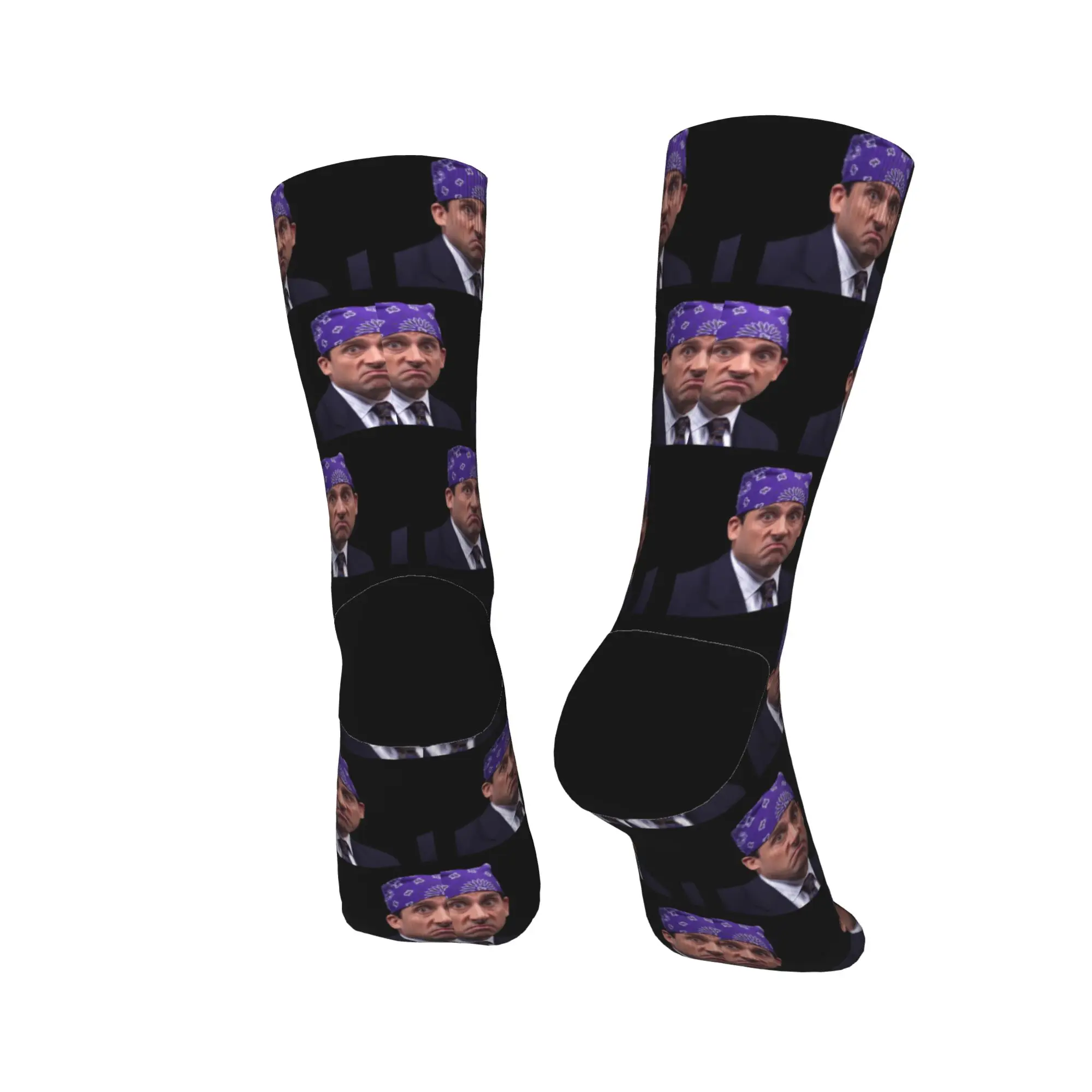 جوارب بريزون مايك، جوارب مكتب قوطية للجنسين، جوارب شتوية قابلة للتنفس، جوارب شتوية للجري مخصصة غير قابلة للانزلاق، فكرة هدية