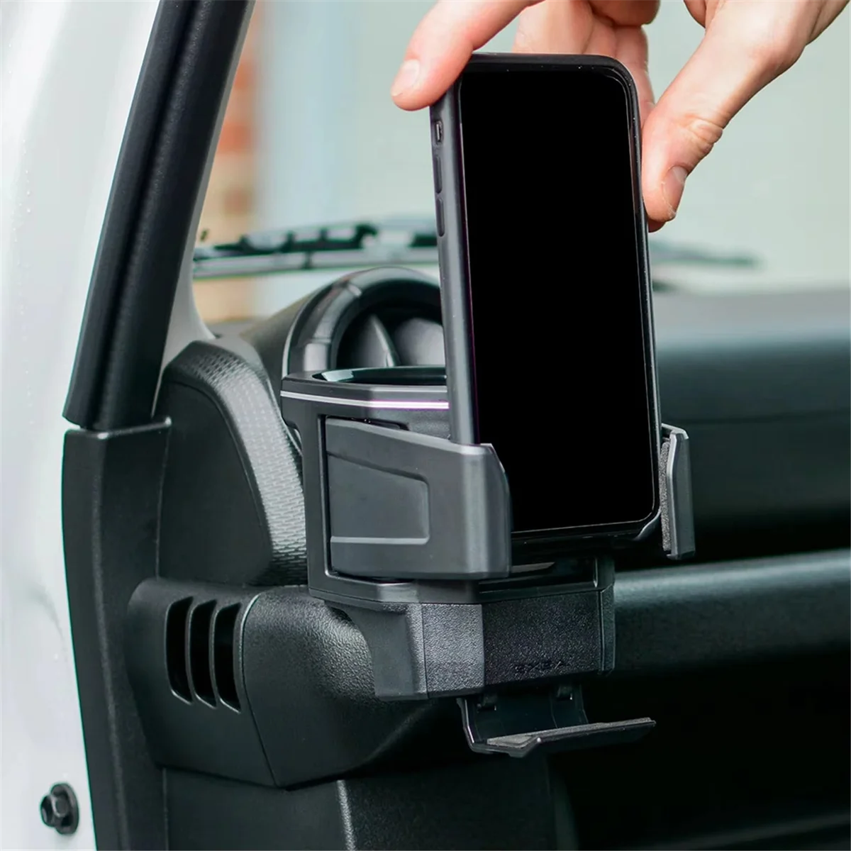 BAAA-Car الجبهة كأس مقبض شرب حامل هاتف المنظم Storgae لسوزوكي جيمي JB64/JB74 2018 -2022