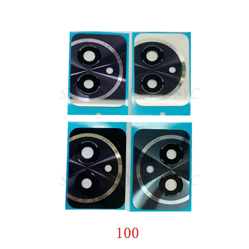 10Pcs Back Camera Lens Glass For Honor 100 Pro 200 Pro Rear Camera Glass Lens Repair Parts